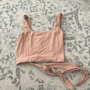 Lululemon crop with side tie